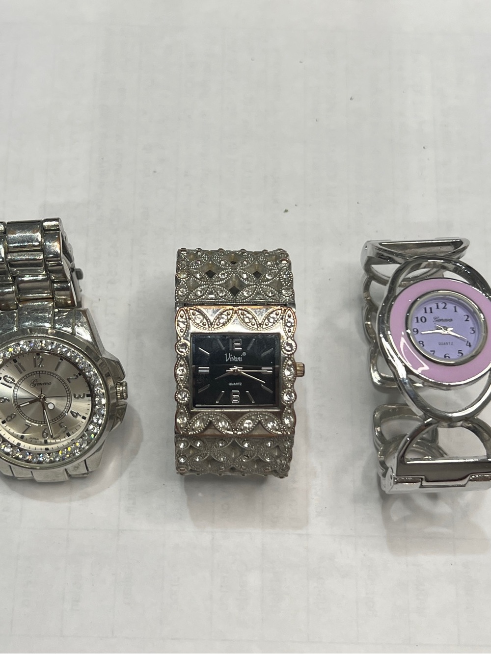 Lot of 5 Woman Metal watches